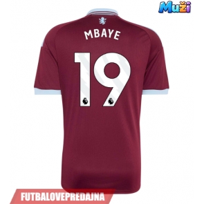 Lacne Muži Futbalové dres Aston Villa Ibrahim Mbaye #19 2026-27 Krátky Rukáv - Domáci